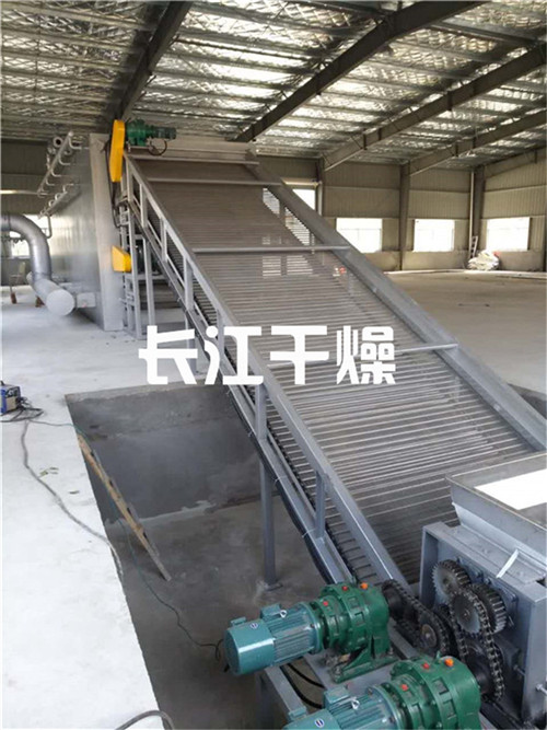 多層網帶式幹燥機現場安裝（zhuāng）施工